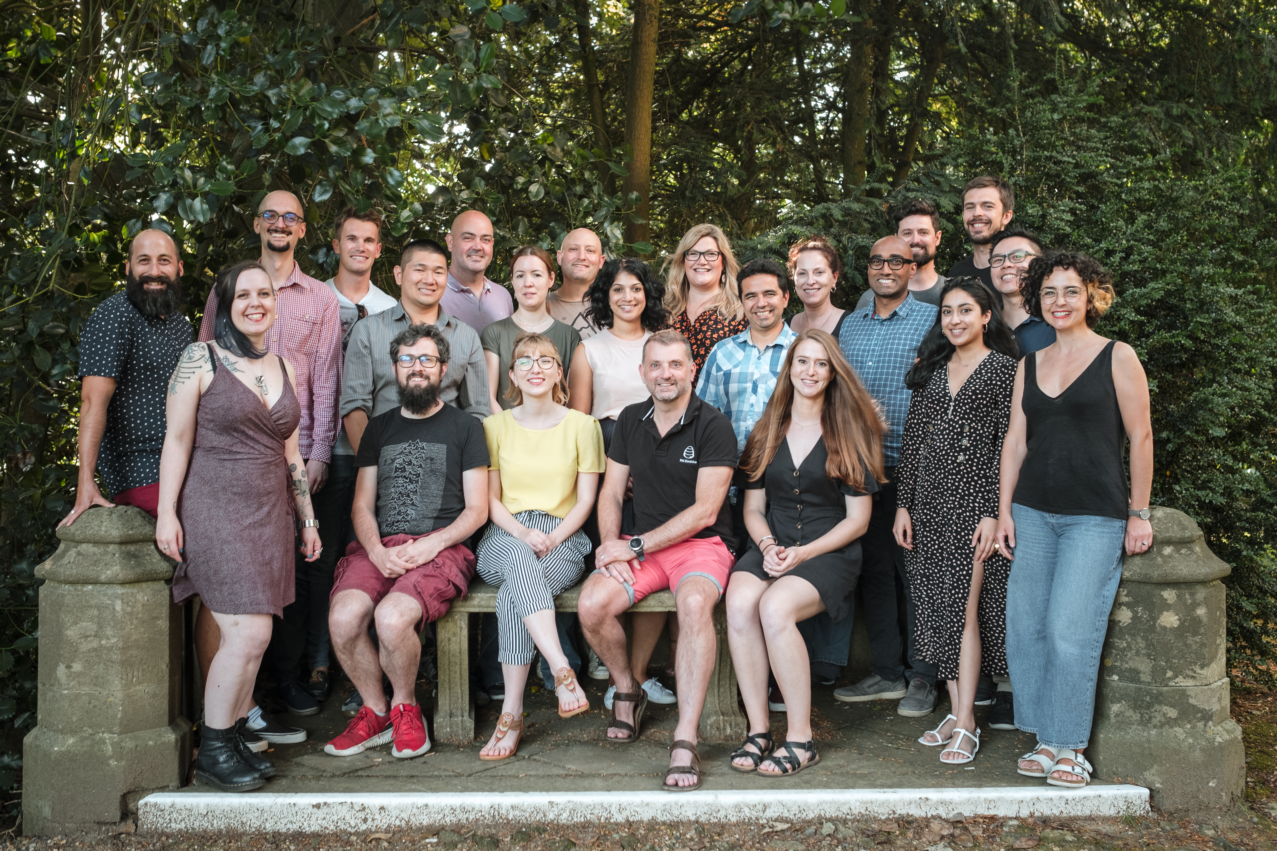 Fat Beehive team photo at away days 2019