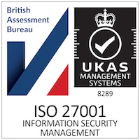 ISO27001 certification mark for Fat Beehive Limited