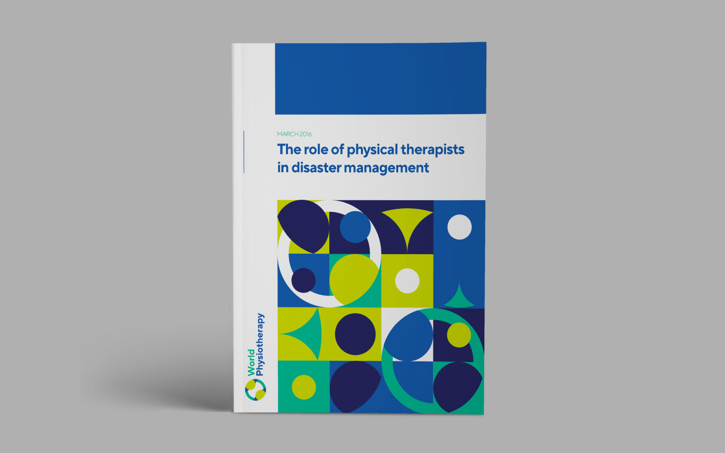 The design of a World Physiotherapy report cover