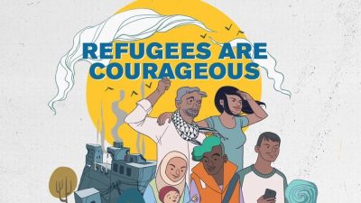 refugees are courageous