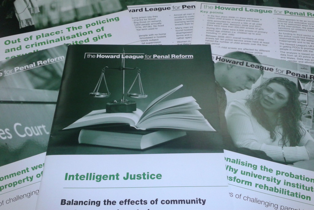 Arrangement of Howard League printed publications