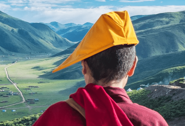 Free Tibet mountain image