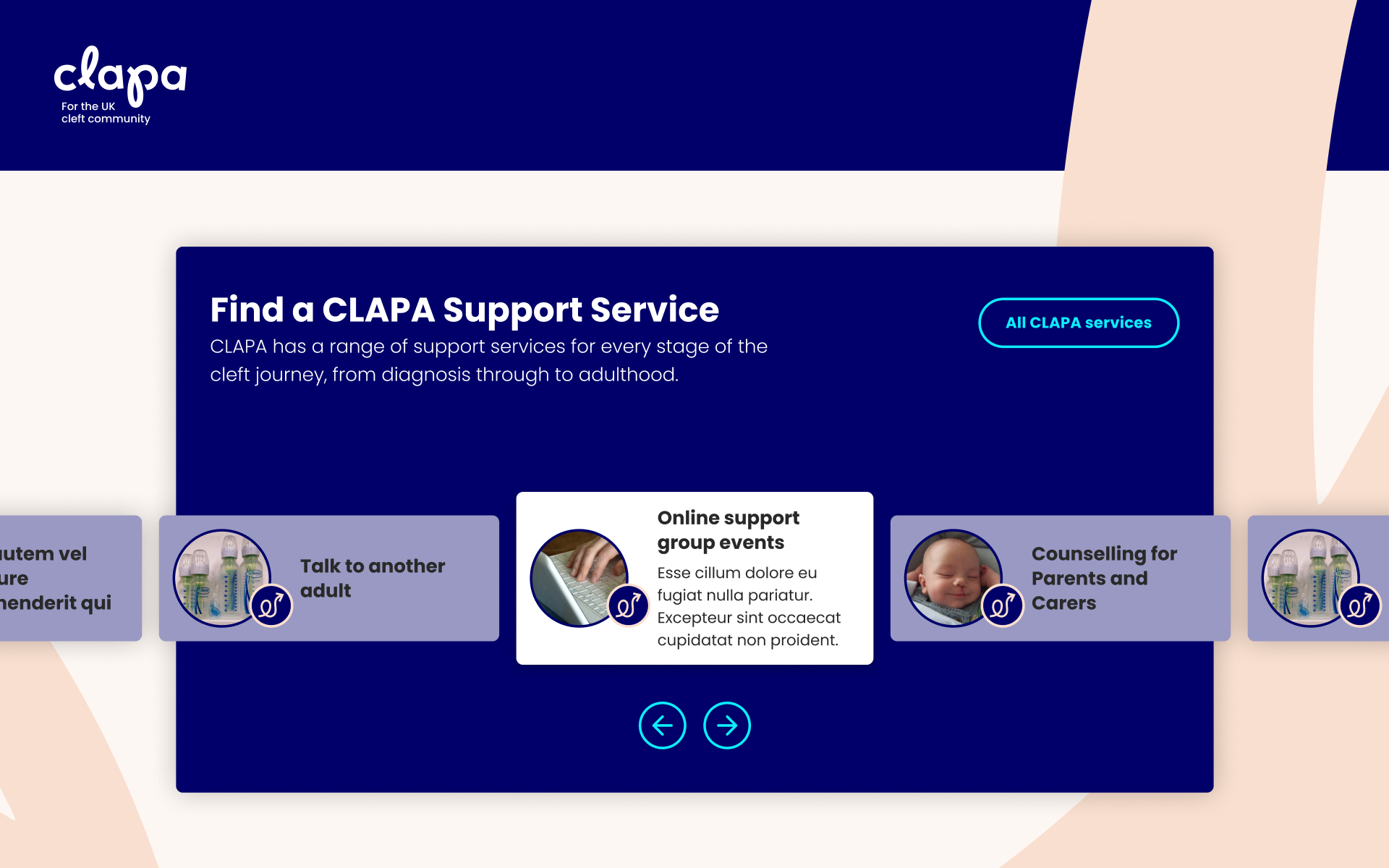 Screenshots or visuals from user research activities, showing feedback sessions and user flows that informed the site’s structure and tone — the foundation of the user-led redesign